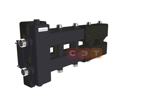 BM- 60-5 DU.EPP (2 вверх G 1", 2 вниз G 1", 1 в сторону G 1", котел G 1 1/4", EPP-термоизоляция)